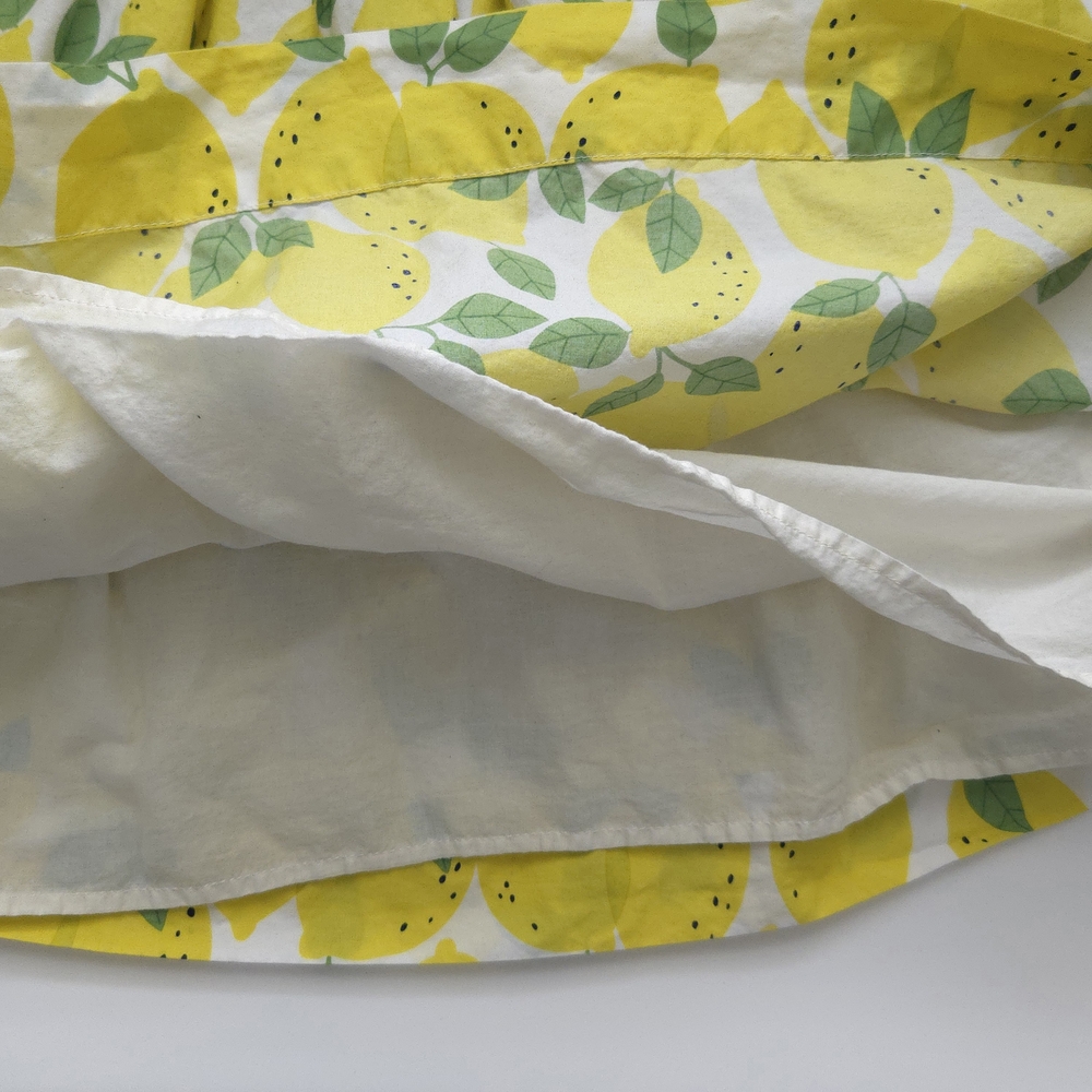 Mini Boden Lemon Print Yellow & Blue Sleeveless Sundress Dress- Size 9-10Y - Picture 7 of 9